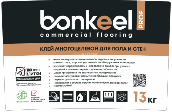 Клей многоцелевой для пола и стен Bonkeel Prof 13 кг фото 3 | FLOORDEALER