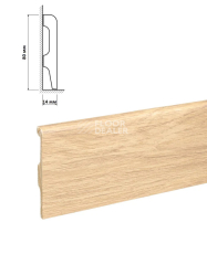Плинтус HDPS Bonkeel Top Дуб Бежевый фото 1 | FLOORDEALER