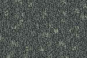 Ковровая плитка Ege Highline Contrast Lettering Grey rfm 52956454 фото  | FLOORDEALER