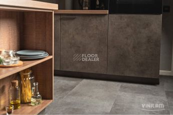 Vinilam Ceramo Stone 2,5 мм 71610 Цемент Стальной фото 4 | FLOORDEALER