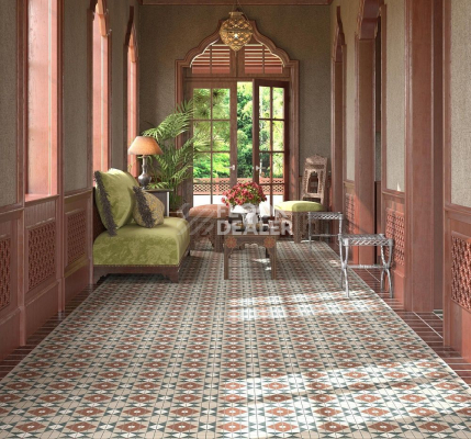 Керамогранит Mintons  20*20 Balmoral 20X20 фото 2 | FLOORDEALER