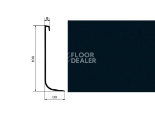 Плинтус Профиль для завода на стену Dollken Hk100 0110 фото 1 | FLOORDEALER
