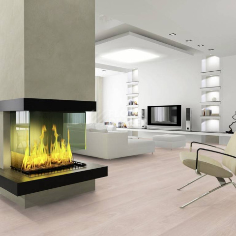 Kronotex Exquisit 8мм d2873 Дуб Вейвлесс Белый фото 2 | FLOORDEALER