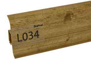 Плинтус Плинтус с мягким краем LinePlast L034 фото  | FLOORDEALER