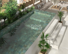 Tahiti  14.7 * 14.7 Emerald Glossy фото 2 | FLOORDEALER