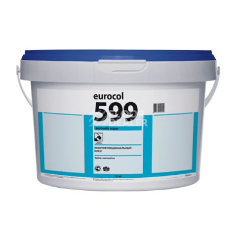 Сопутствующие материалы Воднодисперсионный клей EuroSafe Super 599 Водно-дисперсионный клей Forbo 599 EuroSafe Super 20 кг фото 1 | FLOORDEALER