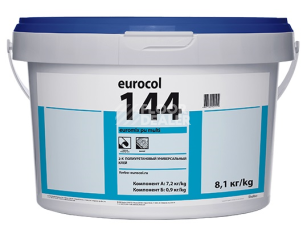 Сопутствующие материалы ПУ клей 144 Euromix PU Multi 2K ПУ клей Forbo 144 Euromix PU Multi 2K фото 1 | FLOORDEALER