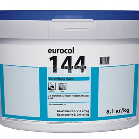Сопутствующие материалы ПУ клей 144 Euromix PU Multi 2K ПУ клей Forbo 144 Euromix PU Multi 2K фото 1 | FLOORDEALER