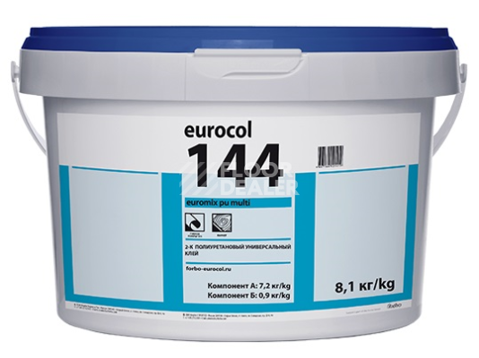 Сопутствующие материалы ПУ клей 144 Euromix PU Multi 2K ПУ клей Forbo 144 Euromix PU Multi 2K фото 1 | FLOORDEALER