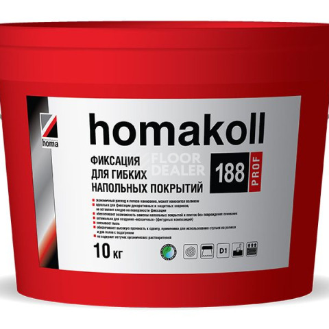 Сопутствующие материалы Homakoll 188 Prof Клей фиксация. Клей-фиксация Homakoll 188 Prof фото 1 | FLOORDEALER