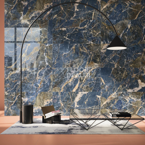 Icaro 120 X 280 Blue Marble фото 2 | FLOORDEALER