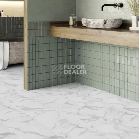 AW Invictus Primus Tile Pure Marble Snow фото 3 | FLOORDEALER