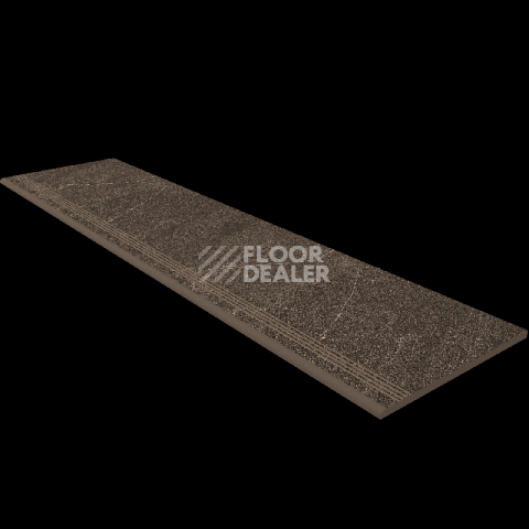 Керамогранит Gabbro ( Габбро ) Ступень 30x120x10 Ступень gb 04-30x120x10-Непол. (с насечками) фото 1 | FLOORDEALER