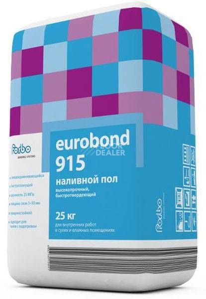 Сопутствующие материалы Наливной пол быстротвердеющий Forbo 915 Eurobond Наливной пол быстротвердеющий Forbo 915 Eurobond 25 кг фото 1 | FLOORDEALER