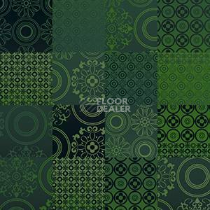 Ковровая плитка Ege Highline Cityscapes Spanish Tile Green rfm 52205101 фото 1 | FLOORDEALER