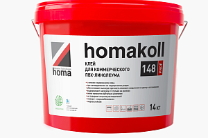 Сопутствующие материалы Homakoll 148 Prof  Клей для коммерческого ПВХ-линолеума, водно-дисперсионный Homakoll 148 Prof 28 кг. Клей для коммерческого ПВХ-линолеума, водно-дисперсионный фото  | FLOORDEALER