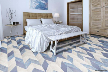 Chevron Chevron Blue фото 3 | FLOORDEALER