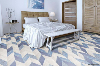 Chevron Chevron Blue фото 3 | FLOORDEALER