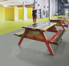 Forbo Marmoleum Solid Concrete 3736-373635 green shimmer фото 3 | FLOORDEALER