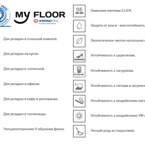 My Floor Cottage широкая 8мм mv820 Дуб портовый фото 4 | FLOORDEALER