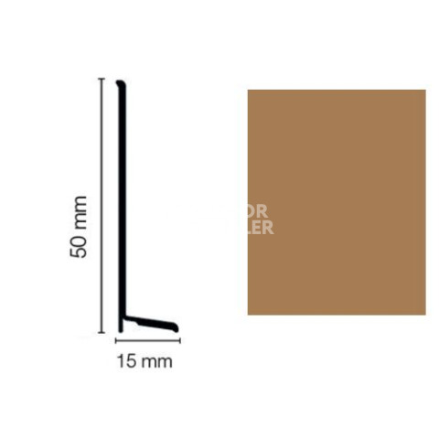 Плинтус Плинтус эластичный Dollken WL50 life parkiet (420) фото 1 | FLOORDEALER