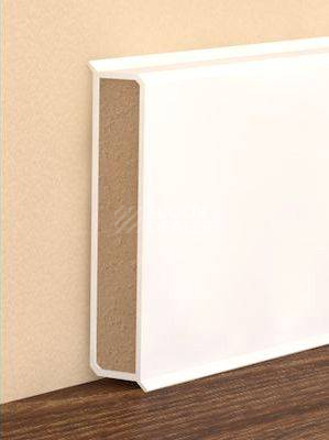 Плинтус Плинтус Dollken Cubu Flex Life 80 1013 white фото 1 | FLOORDEALER