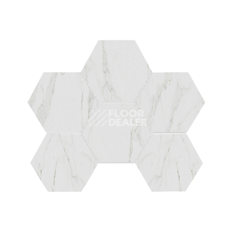 Керамогранит Alba Мозаика Hexagon 25x28,5 Мозаика ab 01 Hexagon 25x28,5 полир. фото 1 | FLOORDEALER