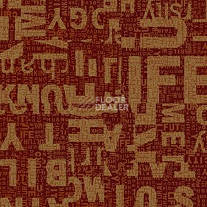 Ковровая плитка Ege Highline Contrast Text Layers Orange rfm 52206423 фото 1 | FLOORDEALER