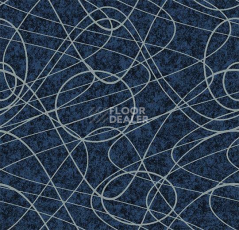 Ковролин Forbo Flotex Vision Shape 780007 (Swirl) Sapphire фото 1 | FLOORDEALER