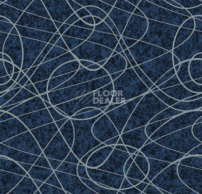 Ковролин Forbo Flotex Vision Shape 780007 (Swirl) Sapphire фото 1 | FLOORDEALER
