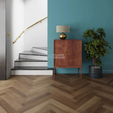 AW Invictus Maximus Herringbone SPC Highland Oak Chocolate фото 2 | FLOORDEALER