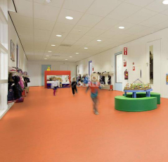 Forbo Marmoleum Solid Concrete 3738-373835 orange glow фото 4 | FLOORDEALER