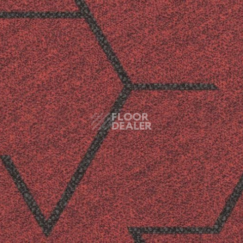 Ковровая плитка Forbo Flotex Triad planks 131001 Red фото 1 | FLOORDEALER