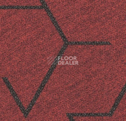 Ковровая плитка Forbo Flotex Triad planks 131001 Red фото 1 | FLOORDEALER