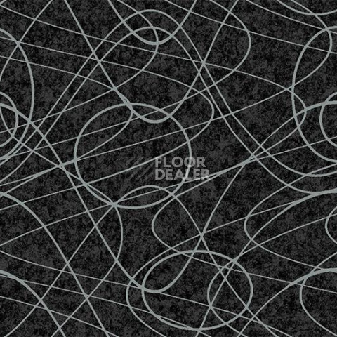 Ковролин Forbo Flotex Vision Shape 780005 (Swirl) Carbon фото 1 | FLOORDEALER