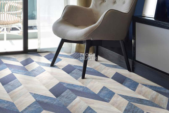 Chevron Chevron Blue фото 2 | FLOORDEALER