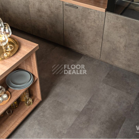 Ceramo Vinilam Stone 8 мм 71610 Цемент Стальной фото 5 | FLOORDEALER