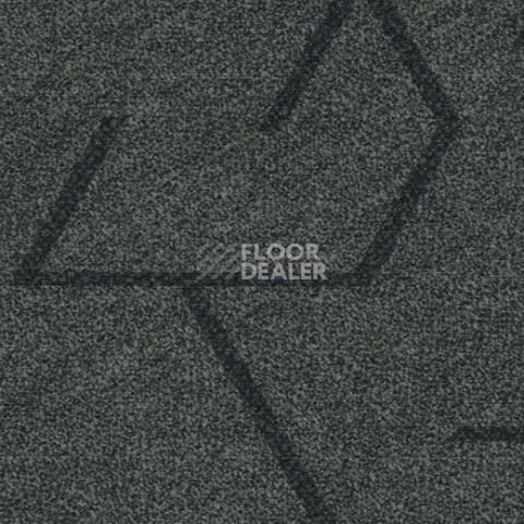 Ковровая плитка Forbo Flotex Triad planks 131017 Anthracite фото 1 | FLOORDEALER