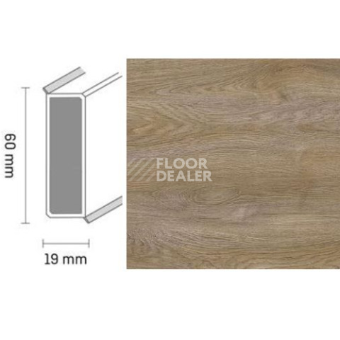 Плинтус Плинтус Dollken Cubu 60 Touch & Style 2940 фото 1 | FLOORDEALER