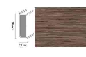 Плинтус Плинтус Dollken Cubu 60 Touch & Style 2952 фото  | FLOORDEALER