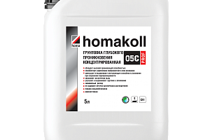 Сопутствующие материалы Homakoll 05 С Prof Грунтовка  глубокого проникновения, концентрированная. Homakoll 05 С Prof 5 кг. Грунтовка глубокого проникновения концентрированная фото  | FLOORDEALER