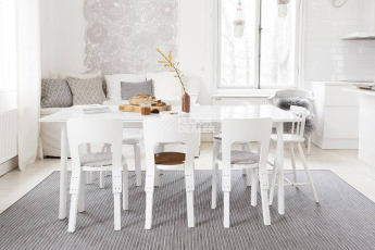 VM Carpet Honka 81-79 White-Black фото 2 | FLOORDEALER