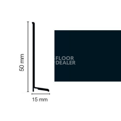Плинтус Плинтус эластичный Dollken WL50 life czarny (110) фото 1 | FLOORDEALER