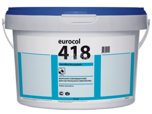 Сопутствующие материалы Forbo 418 Euroflex Lino Plus Клей для натурального линолеума и пробковых покрытий. Клей для натурального линолеума и пробковых покрытий Forbo 418 Euroflex Lino Plus 14 кг фото 1 | FLOORDEALER