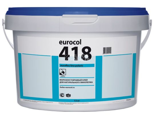 Сопутствующие материалы Forbo 418 Euroflex Lino Plus Клей для натурального линолеума и пробковых покрытий. Клей для натурального линолеума и пробковых покрытий Forbo 418 Euroflex Lino Plus 14 кг фото 1 | FLOORDEALER