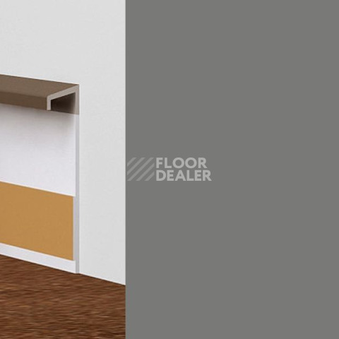 Плинтус ковровый без фурнитуры Dollken Tle-55 0146 (146) Темно-серый фото 3 | FLOORDEALER