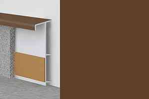 Плинтус Плинтус ковровый с фурнитурой и ребрами жесткости Dollken TL-51 0132 фото  | FLOORDEALER