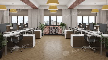Alpine Floor Herringbone Pro 12мм lf 106-07 Дуб Прованс фото 2 | FLOORDEALER