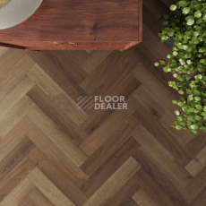 AW Invictus Maximus Herringbone Highland Oak Chocolate фото 2 | FLOORDEALER