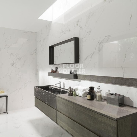 Carrara Blanco Mosaico 333x1000 Marmol Carrara Blanco 33,3x100 фото 6 | FLOORDEALER